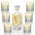 No 16 Seven-piece Gold-trimmed Liquor Set For Whiskey For Home Use