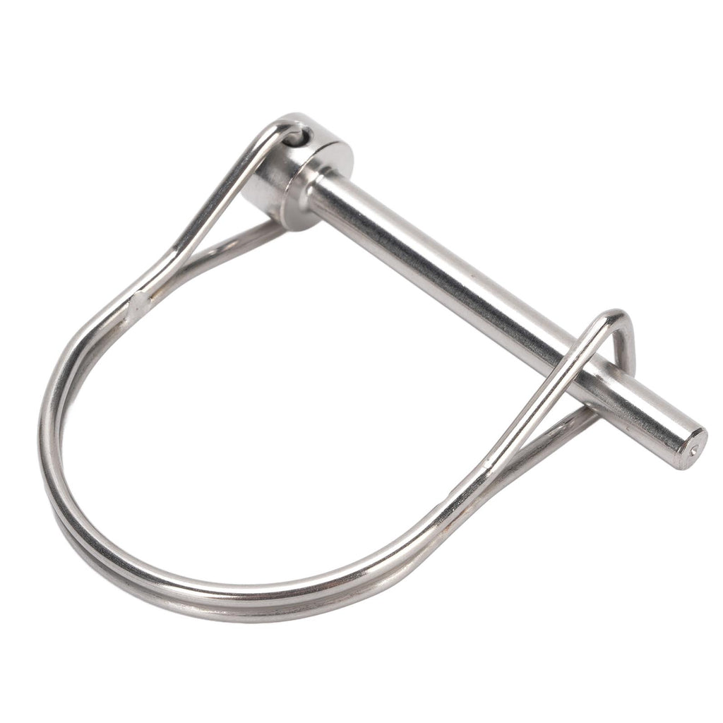 Safety Coupler Pin 316 Stainless Steel D Type Shaft Locking Pin For Table Saw Truck Boat Trailer 4.8x50mm/0.19x1.97in