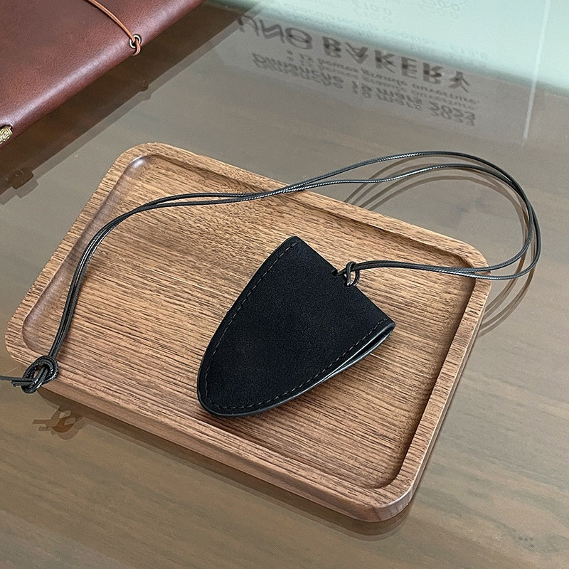 Magnetic Lanyard For Neck-wearing Long-style High-end Accessory For Fallwintersuede-textured Glasses Clip For Sunglasses And Eyeglasses