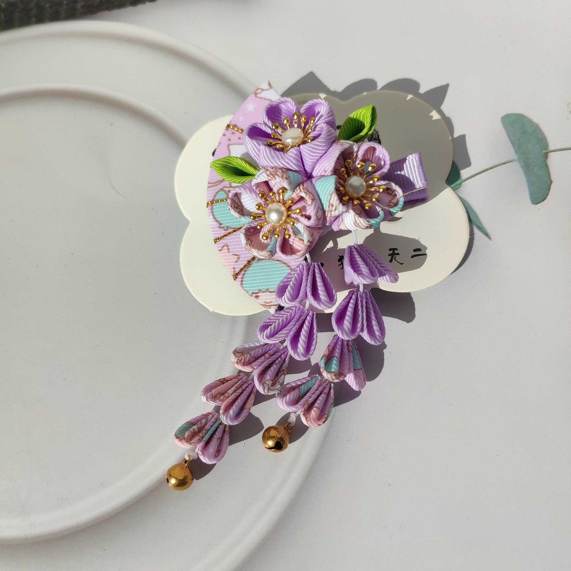 Floral Hairpin Japanese-style Vintage Hair Clip Hair Accessory