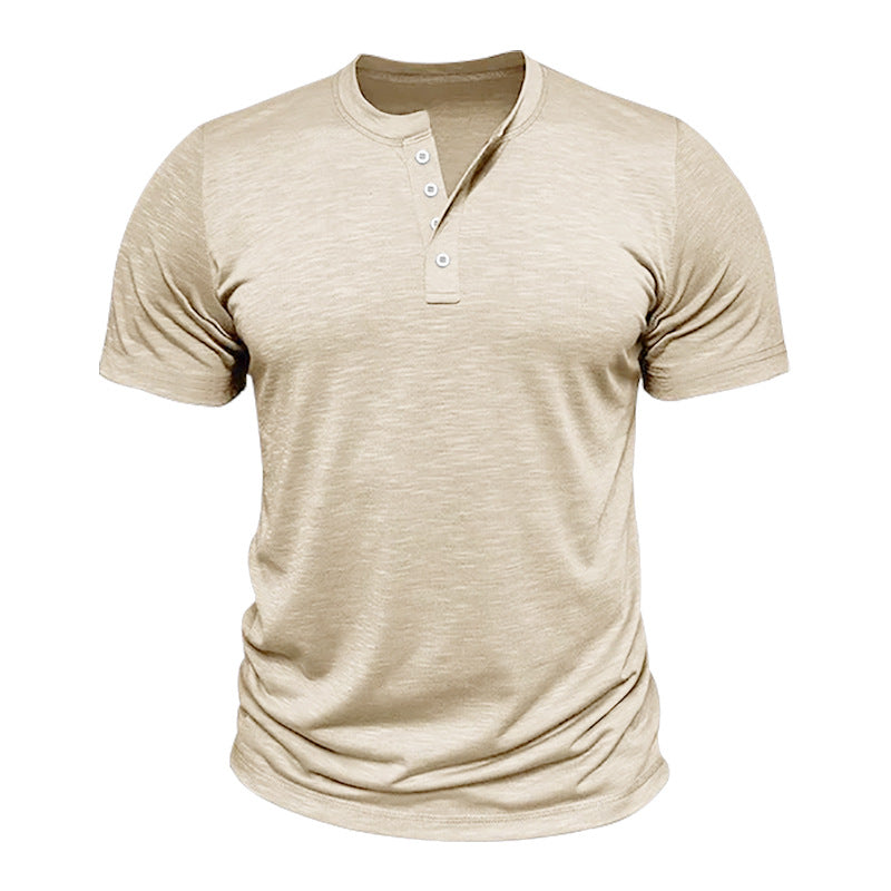 Men's Henley Shirt Amazon Top T-shirt