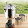 Outdoor Portable Foldable Stainless Steel Boiling Kettle