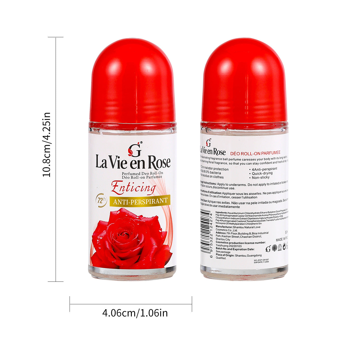 Multi Aroma Womens Antiperspirant Roll On Deodorant