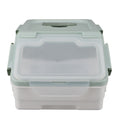 Airtight Rice Container Thickened Rice Storage Bin With Easy Open Lid For Kitchen Grain Flour Snacks Mint Green 5kg / 11lb