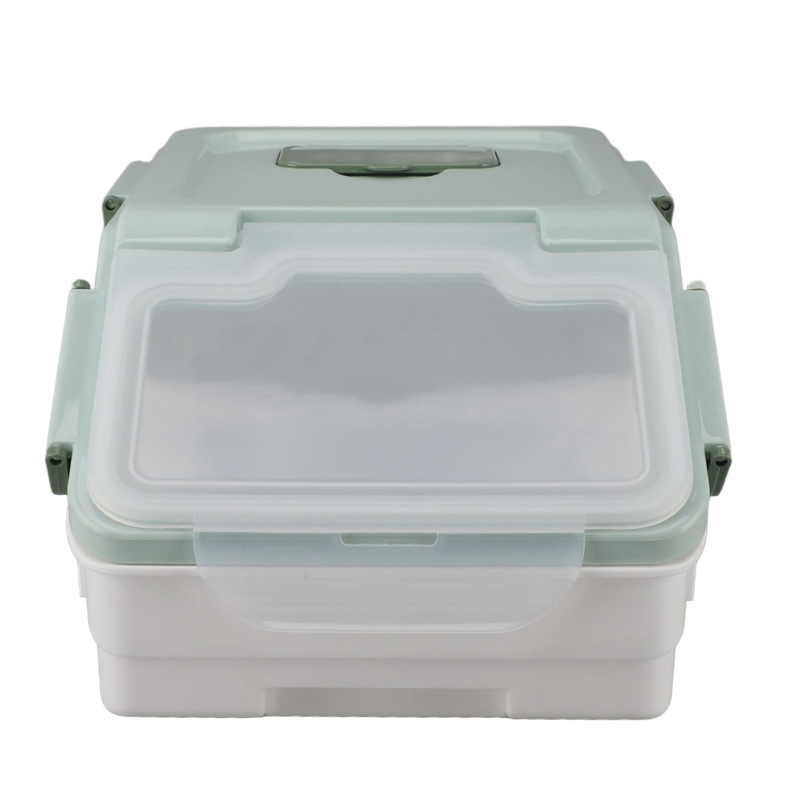 Airtight Rice Container Thickened Rice Storage Bin With Easy Open Lid For Kitchen Grain Flour Snacks Mint Green 5kg / 11lb