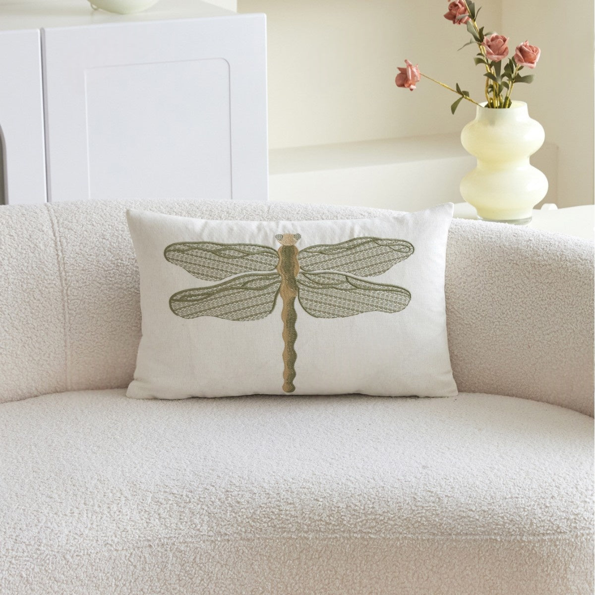 Ethnic-style Pillowcase Office Lumbar Support Cushion