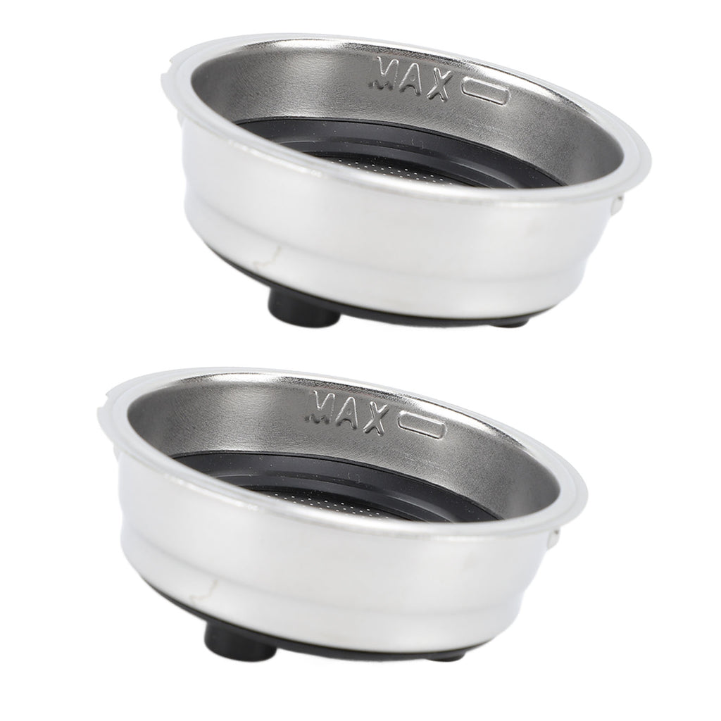 51mm Filter Basket Reusable Stainless Steel Portafilter Basket For Delonghi Semi Automatic Coffee Machine Single Cup