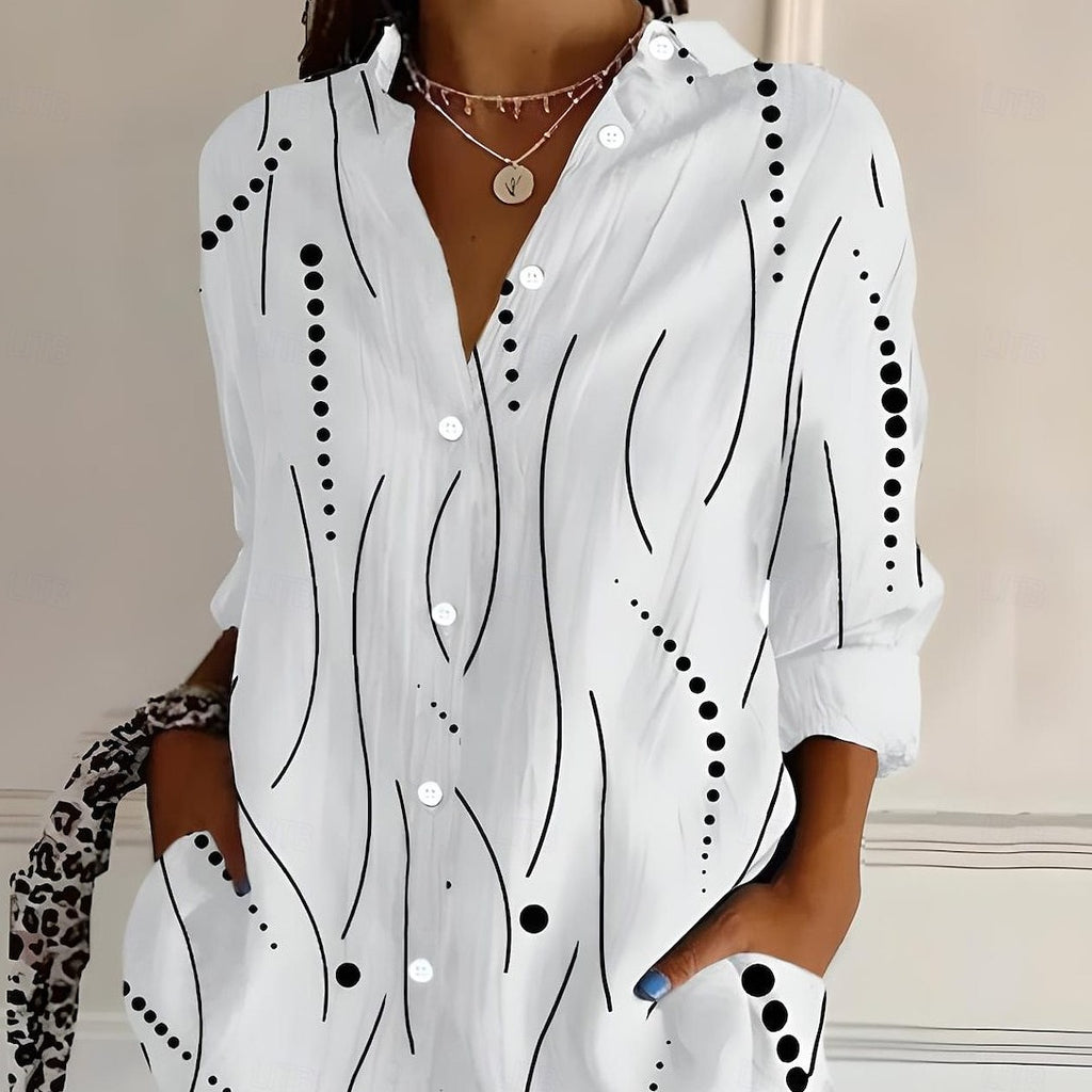 Shirt Girl Europe And America Leisure Long Sleeve