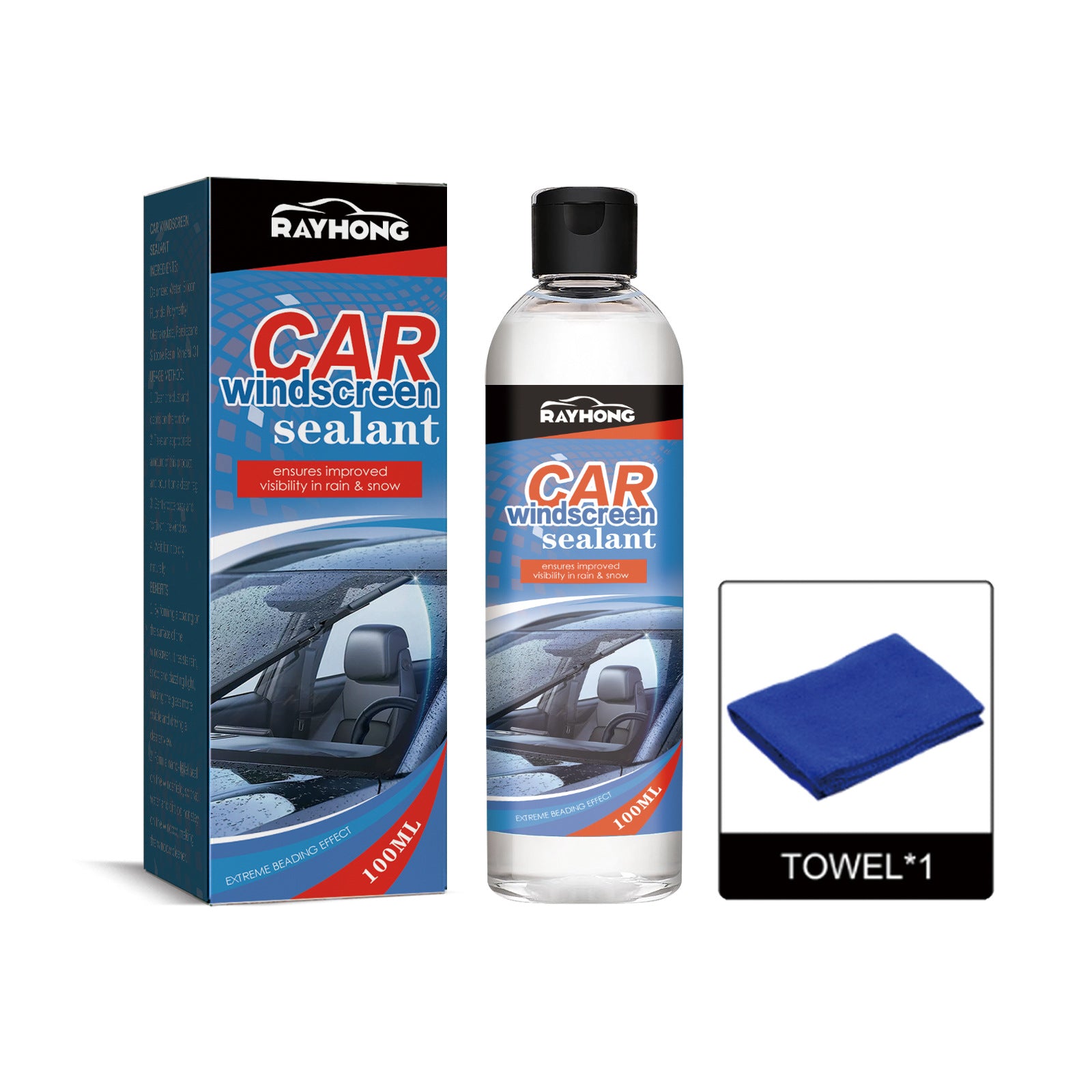 Car Windshield Oil Removing Rainproof And Fogproof Cleaner