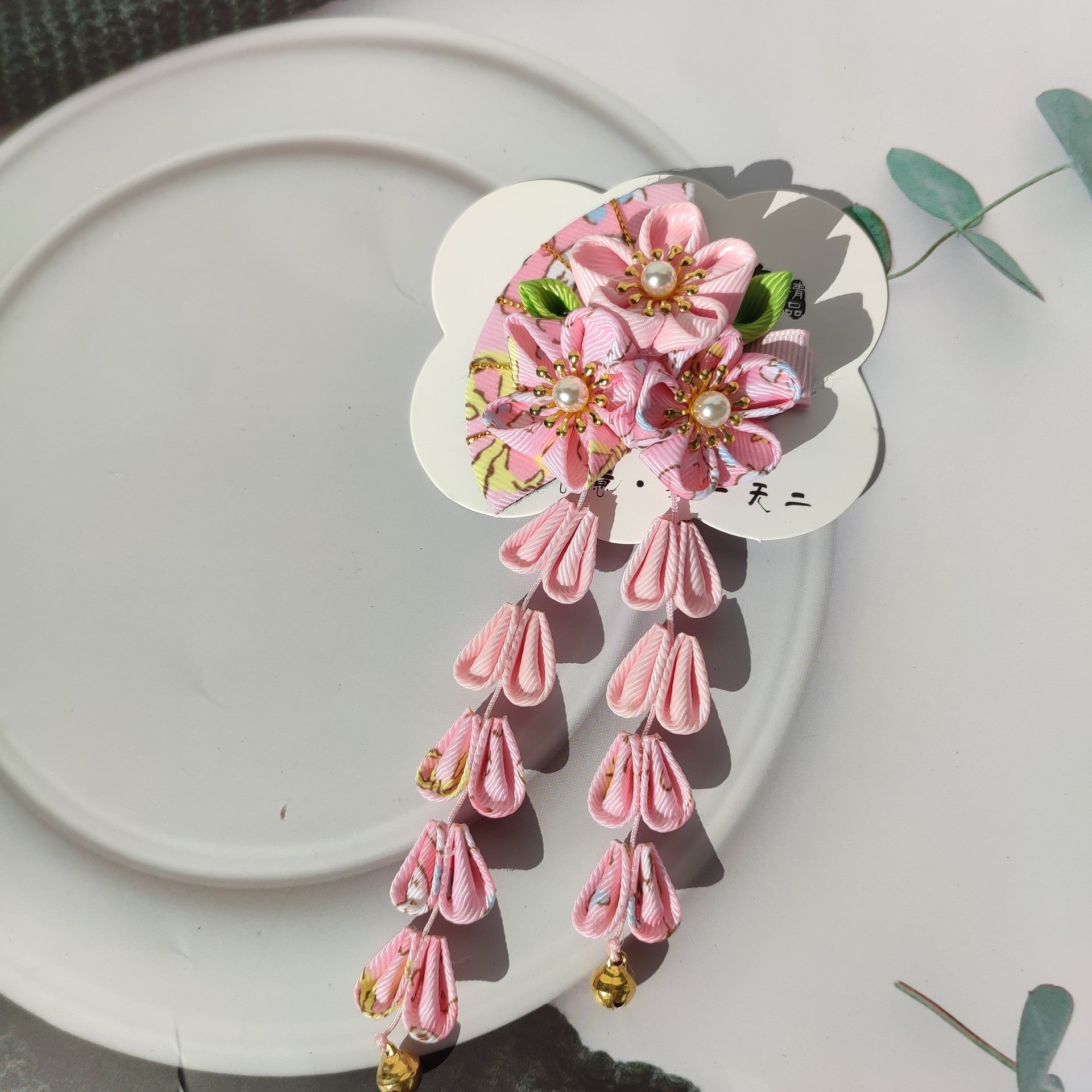 Floral Hairpin Japanese-style Vintage Hair Clip Hair Accessory