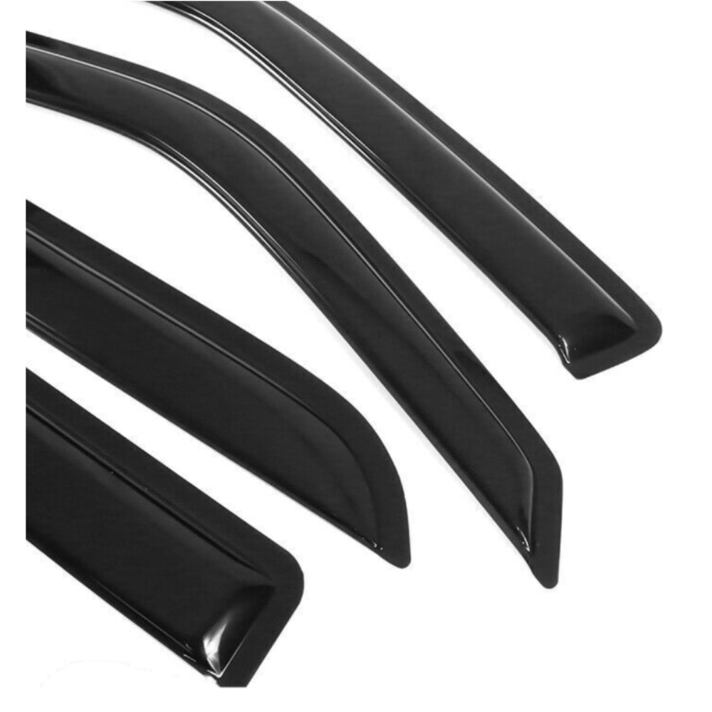 For 2001-2003 F-150 2002-2003 Blackwood Crew Cab Window Visor Rain Sun Guard 4Pc