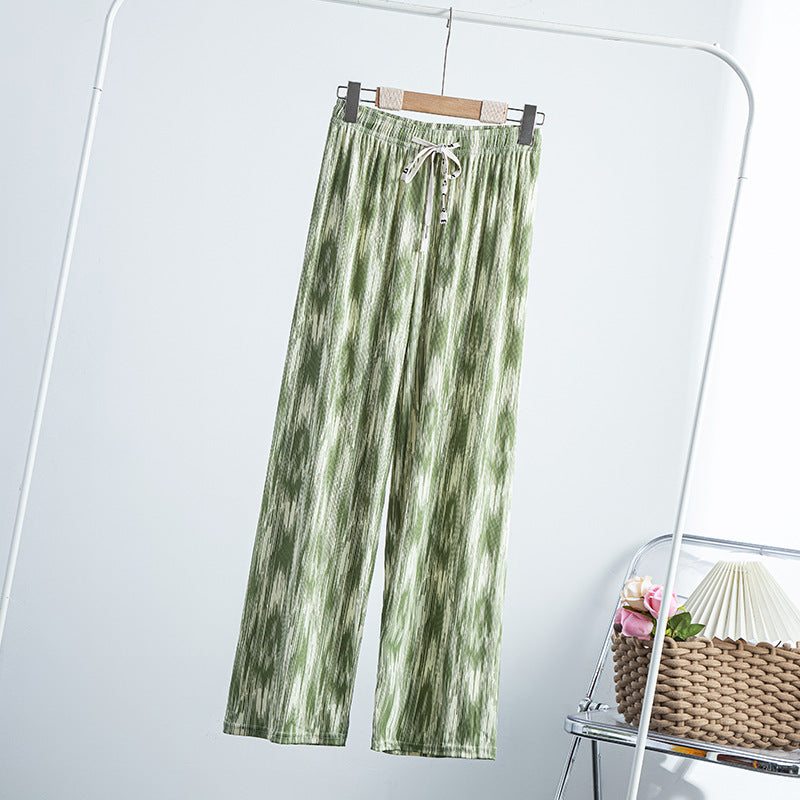 Womens InWash Tie Dye WideLeg Pants