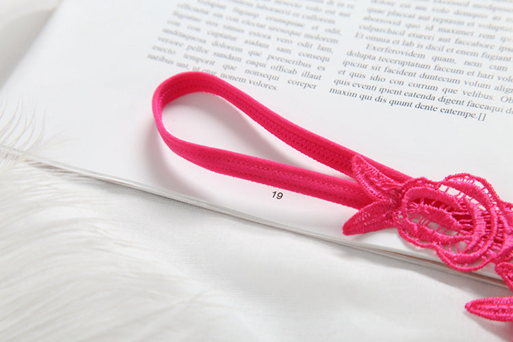 Women's Hollow Embroidered Pearl Underwear