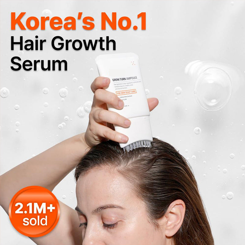 Hair Care Serum With Built-in Brush