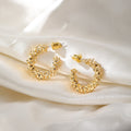 Cross-Border Bulk Wholesale Retro Geometric Metal Earring Sets, Popular European Vintage Design Unique Chic High-End Metal Stud Jewelry