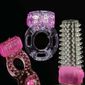 Men's Crystal Vibration Ring Horseshoe Ring