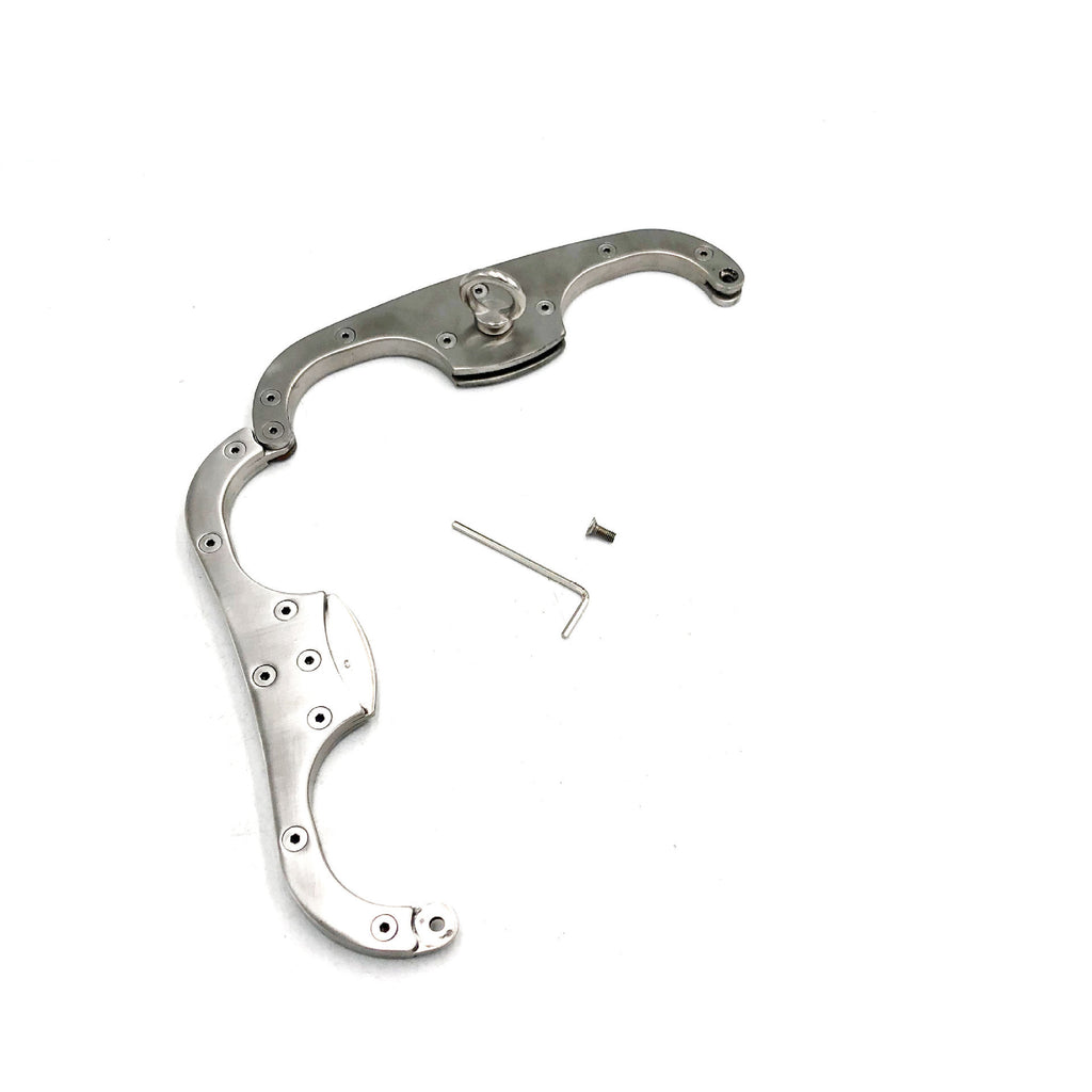 Stainless Steel Heavy Classical Fixed Handcuffs