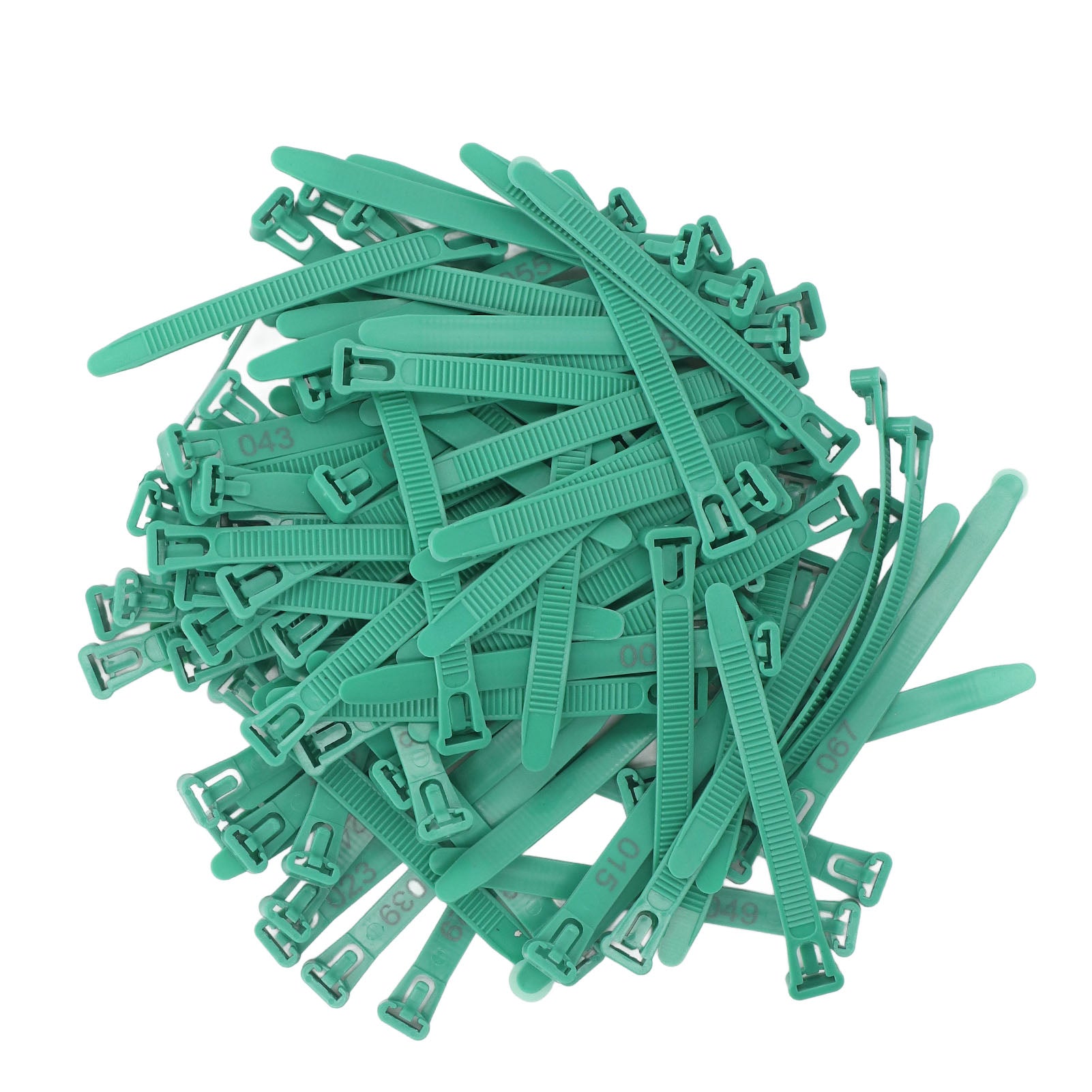 Chicken Leg Rings 1-100 Numbered Chicken Identification Leg Bands Tags Reusable For Ducks Chicks Chicken Pigeons Goose Green