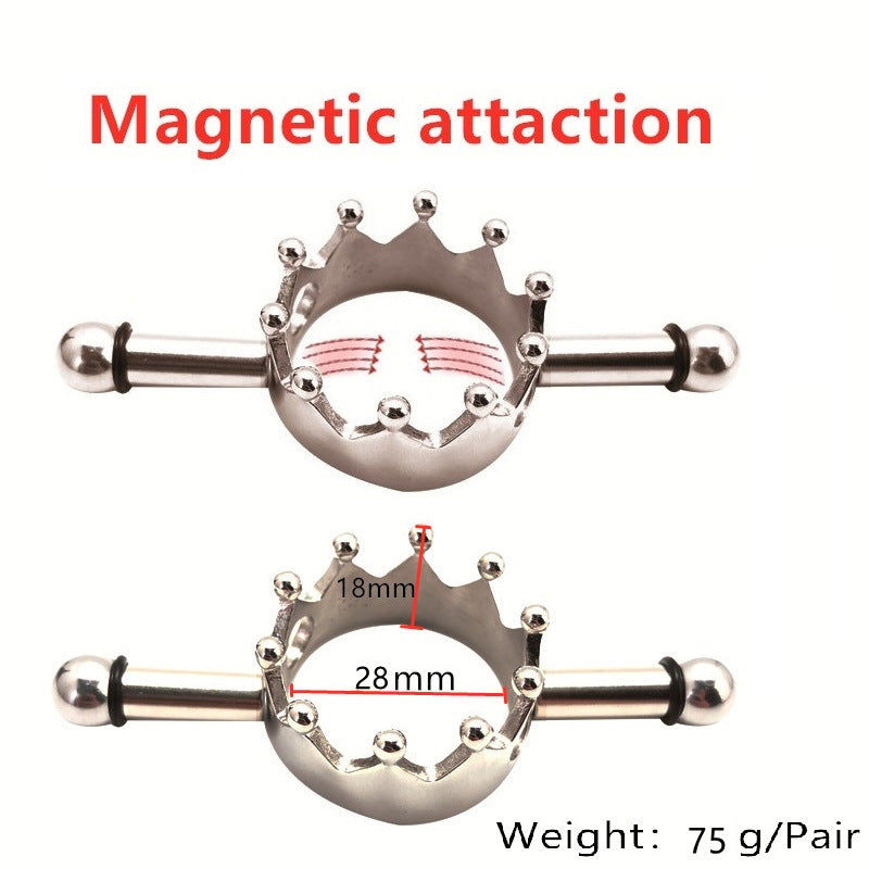 Metal Women's Crown Milk Clamp