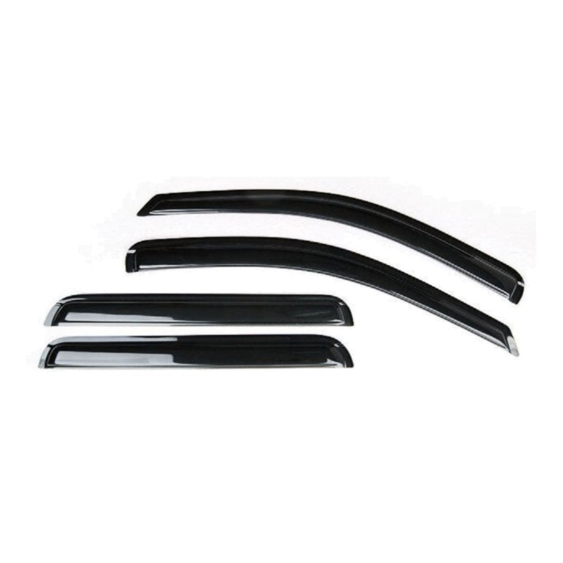 For 05-10 Grand Cherokee Window Visors Sun Vent Rain Guard Shade Smoked