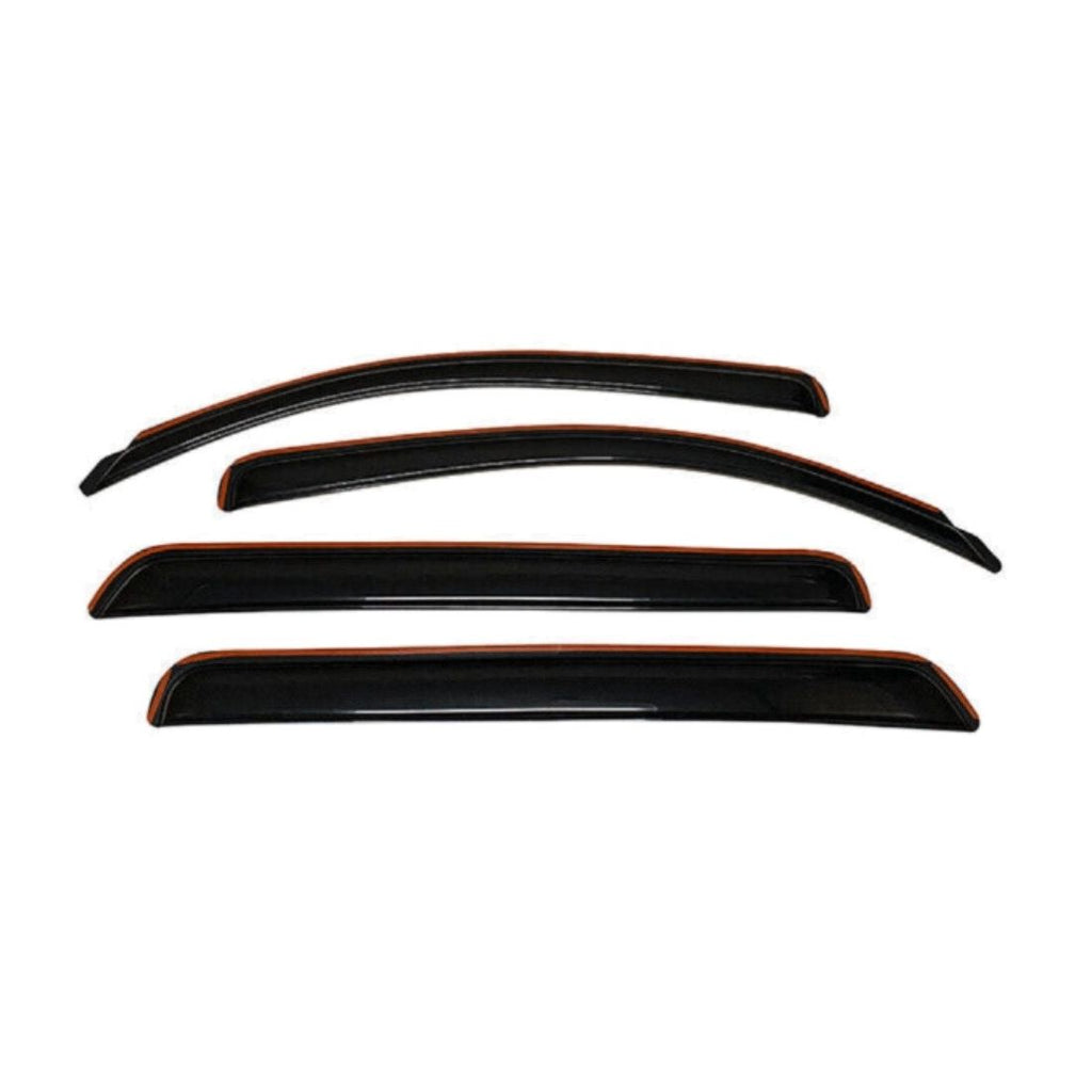 IN-CHANNEL Window Visors Sun Vent Guard For T Oyota 2007-2021 Tundra CrewMax Cab