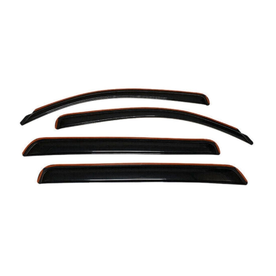 IN-CHANNEL Window Visors Sun Vent Guard For T Oyota 2007-2021 Tundra CrewMax Cab