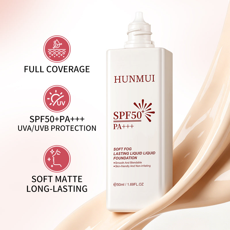 HUNMUI Soft Mist Long-Lasting Sunscreen Foundation 50ml