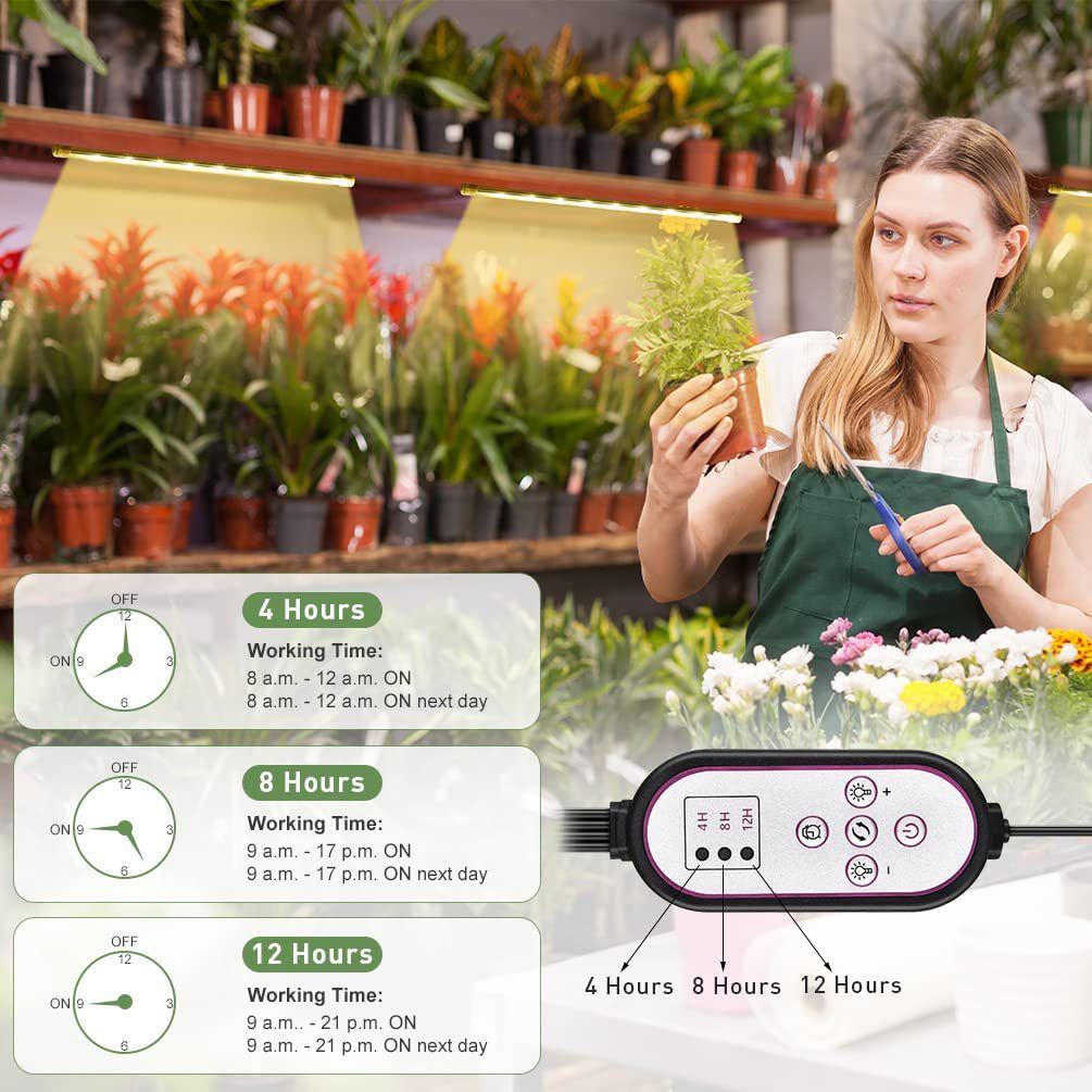 Amazon Cross-border LED Grow Light Remote Control Red And Blue And Yellow Full Spectrum