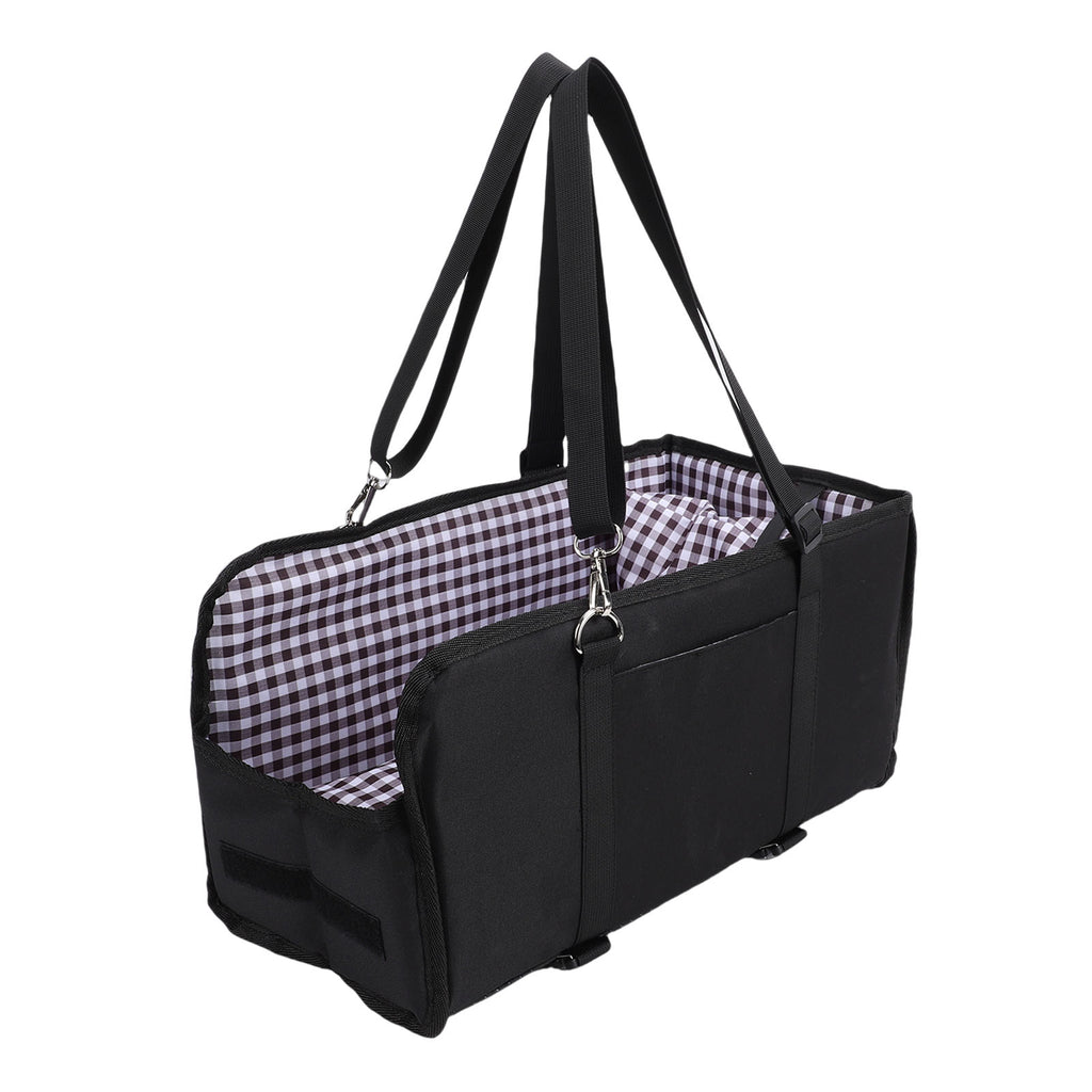 Console Dog Car Seat Non Slip Portable Center Console Dog Safety Car Seat Booster For Travel Black