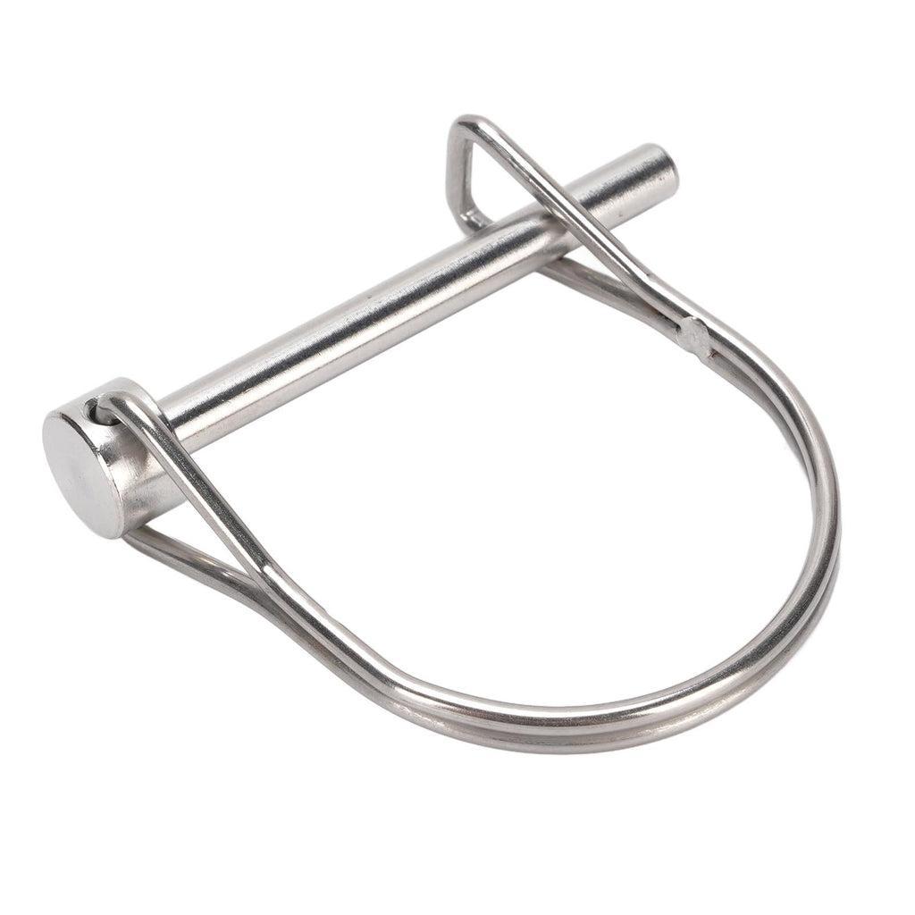 Safety Coupler Pin 316 Stainless Steel D Type Shaft Locking Pin For Table Saw Truck Boat Trailer 4.8x50mm/0.19x1.97in