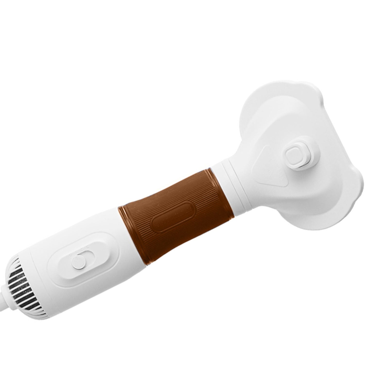 Pet Hair Dryer With Slicker Brush Low Noise 600W 3 Temperature Adjustable 3 In 1 Grooming Dog Blow Dryer For Cats Coffee