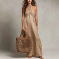 Womens Relaxed-fit Beach Vacation Dress