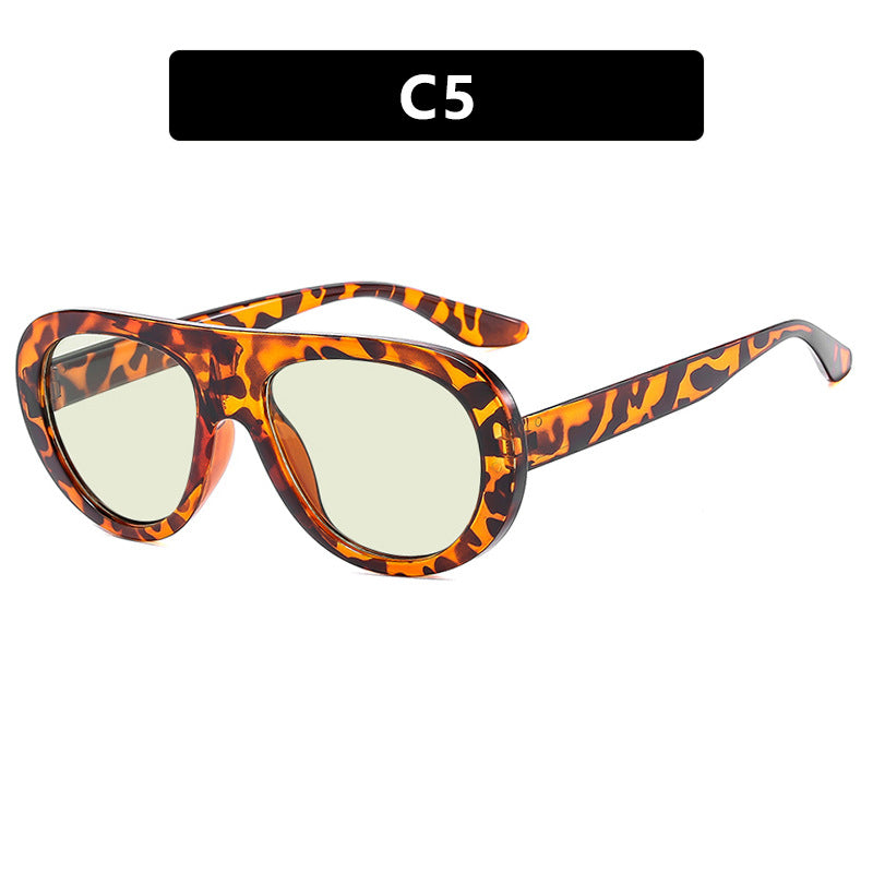 Small Frame Frog-style Sunglasses For Women