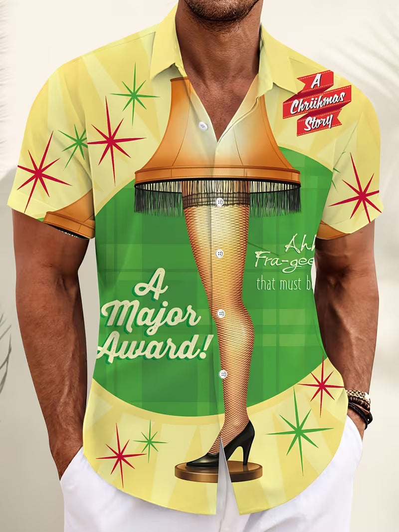 New 3D Digital-Print Christmas Shirt
