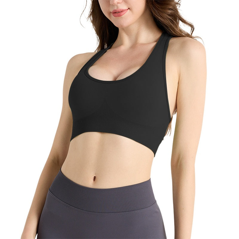 New Seamless Sports Bra With A Racerback Design