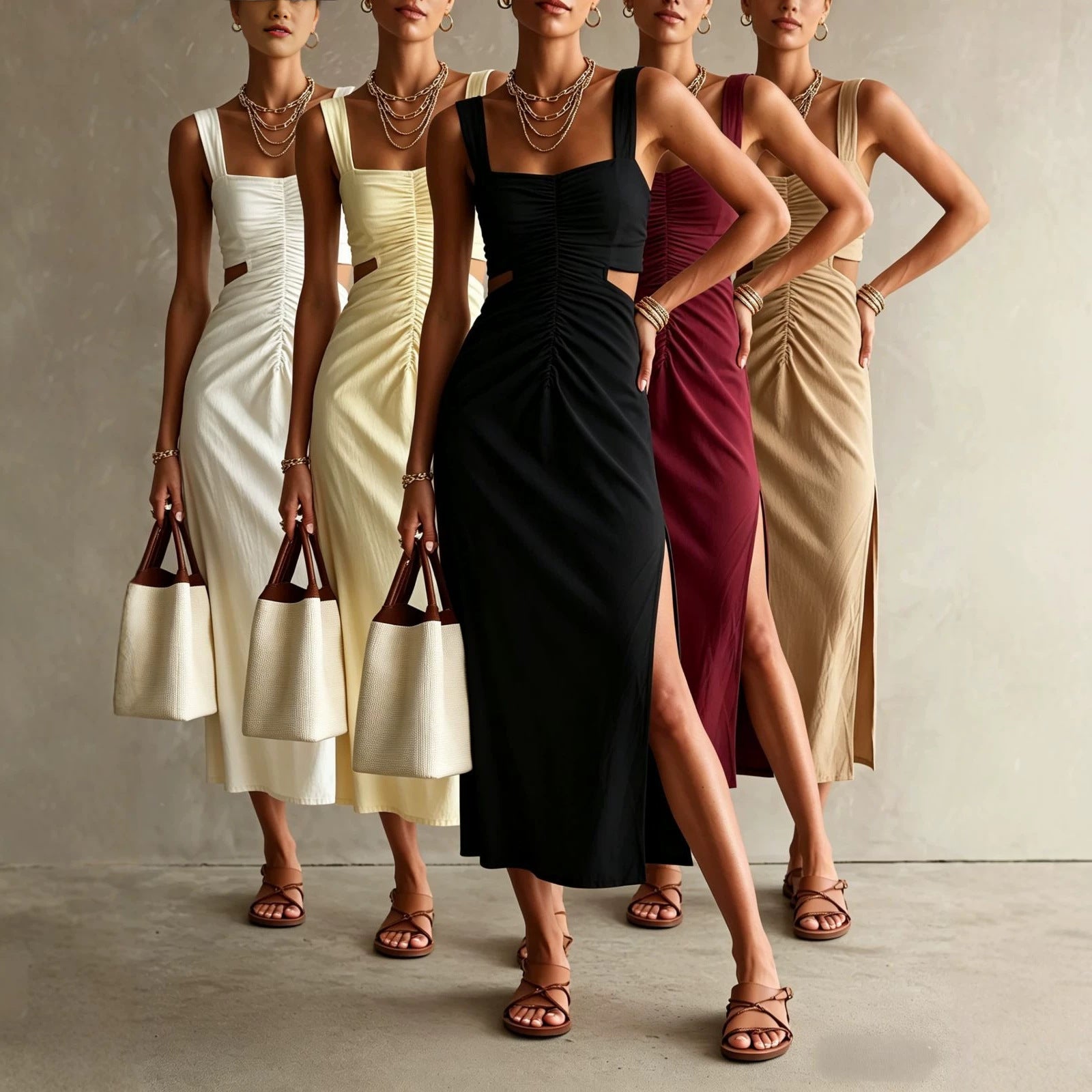 Strap-style Fashionable And Elegant Dress