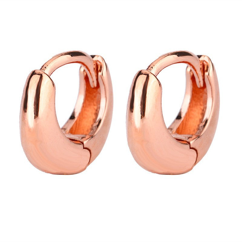 Simple Personality Hip-hop Smooth Ear Ring