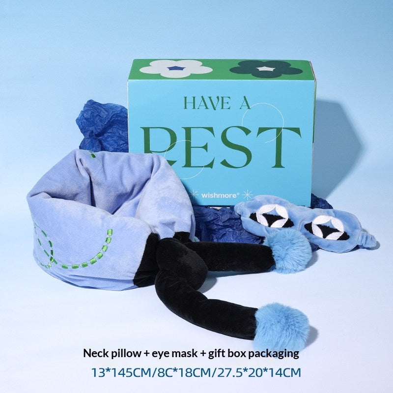 CreativeNeckPillowGiftBoxOfficeGraduationExamEmployeeGiftBirthdayPresentTravelPortableNapPillow