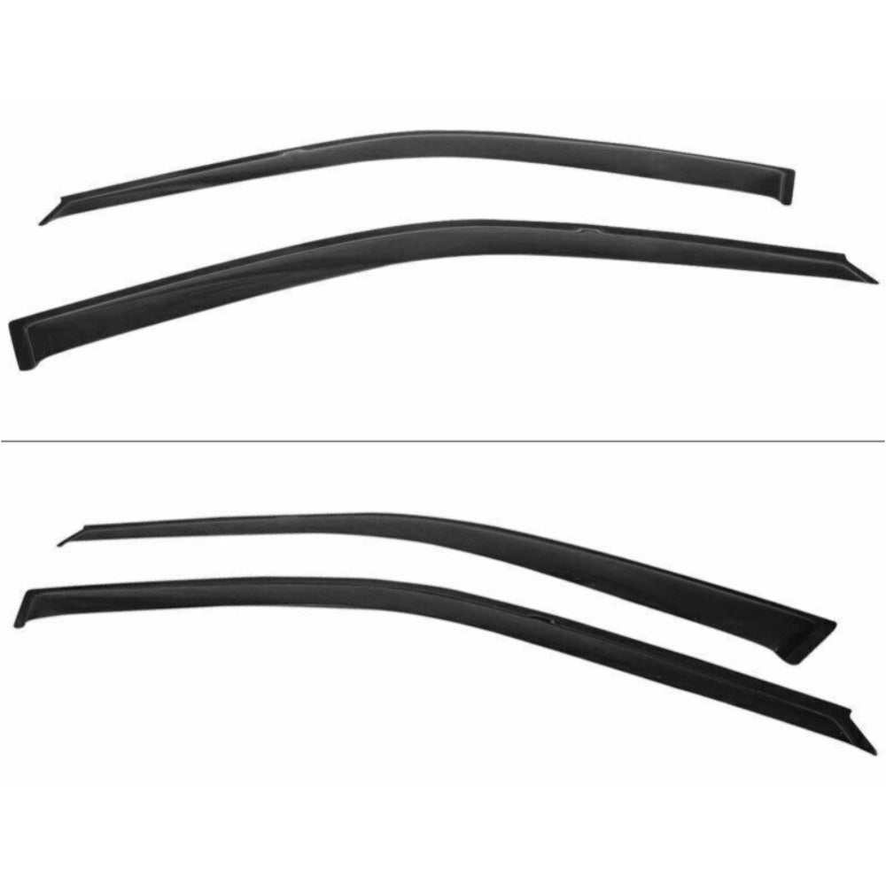 For 1992-1995 H Onda Civic Hatchback Window Visor Rain Deflector Guard 2PCS Set