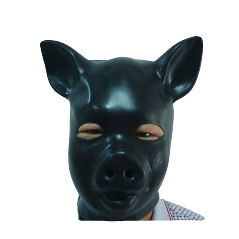 Pure Latex Animal Hood Mask Toy