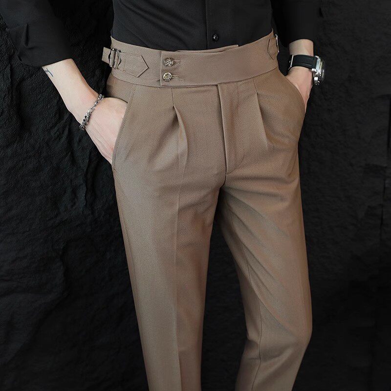 Summer Business Straight-fit Casual Pants For Men