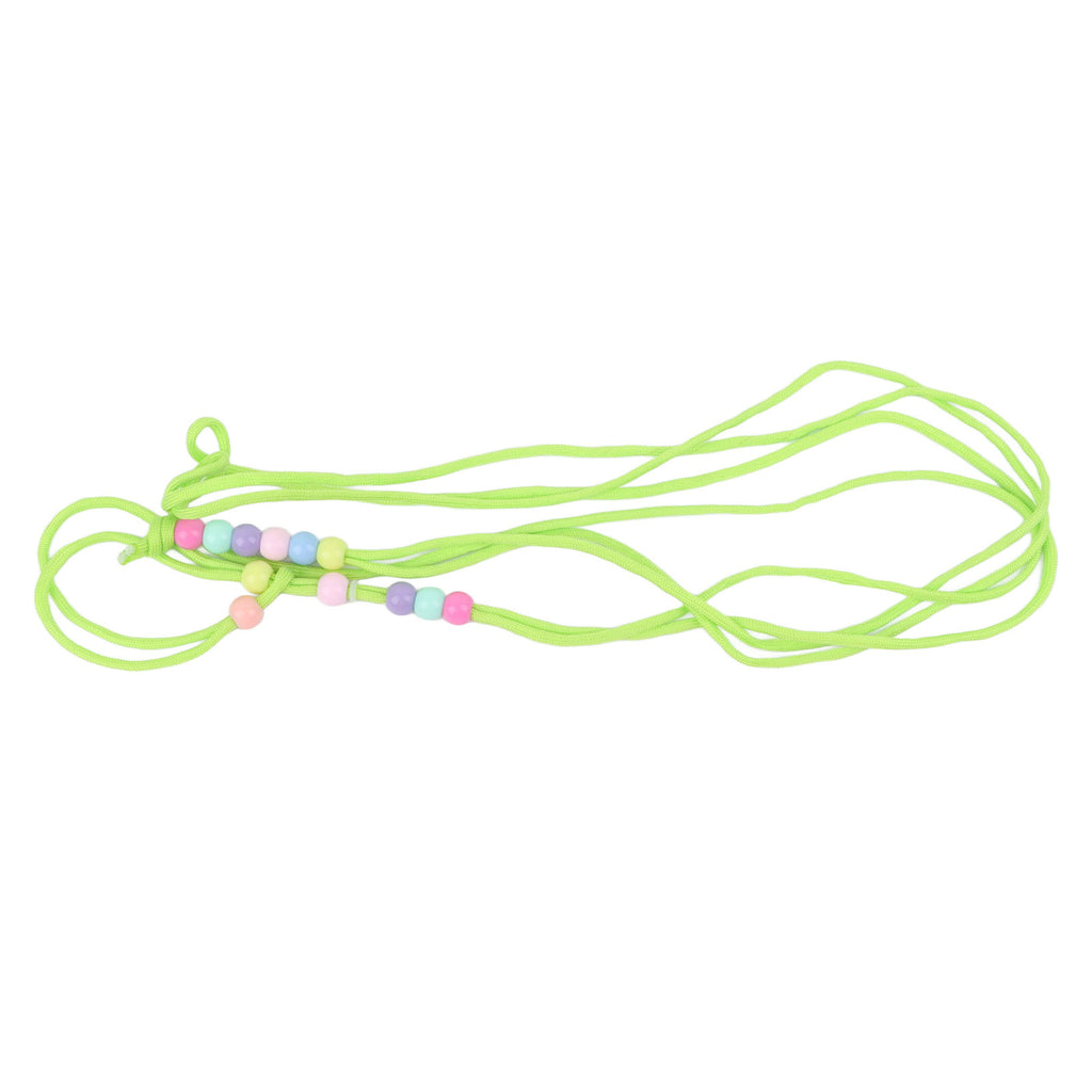 Reptile Traction Leash Safe Adjustable Beads Design Small Animal Traction Rope For Lizard Guinea Pig Hamster Green