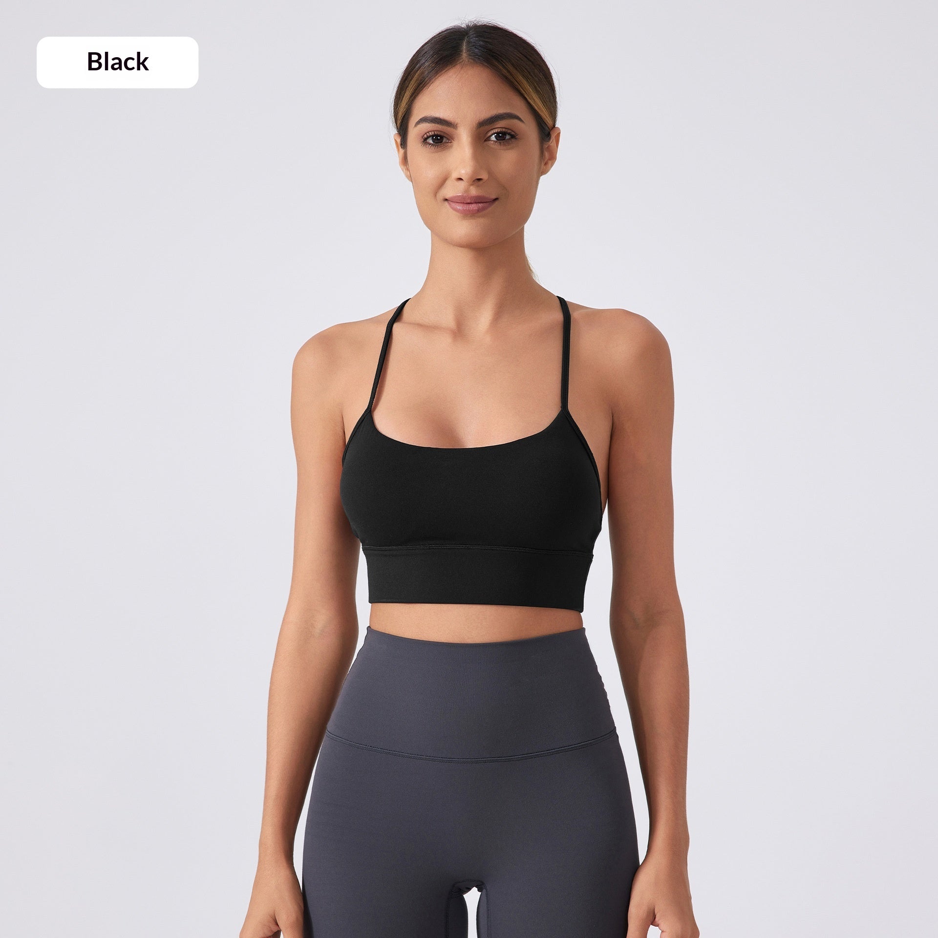 Nude-Feel Y-Back Sexy Beauty-Back Yoga Bra