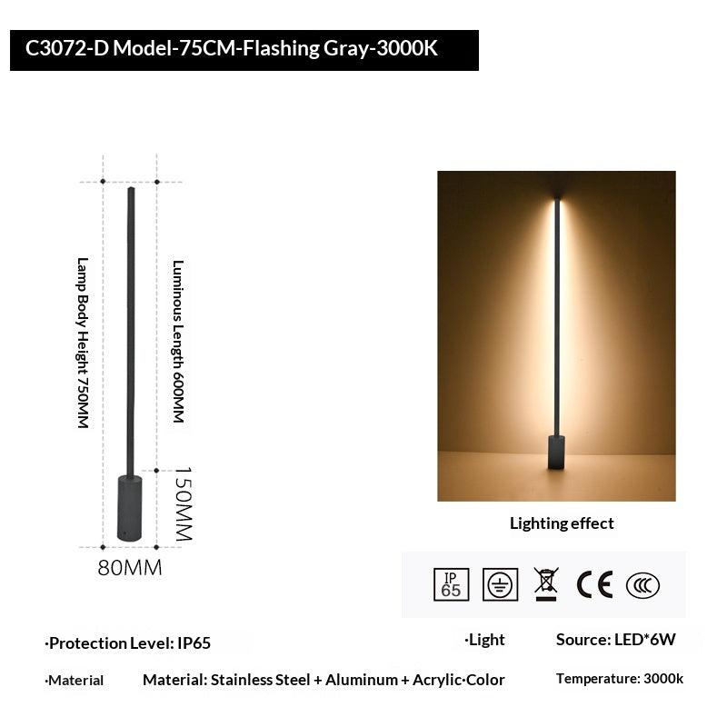 Solar-powered Outdoor Courtyard Light Waterproof Lawn Decoration Lamp