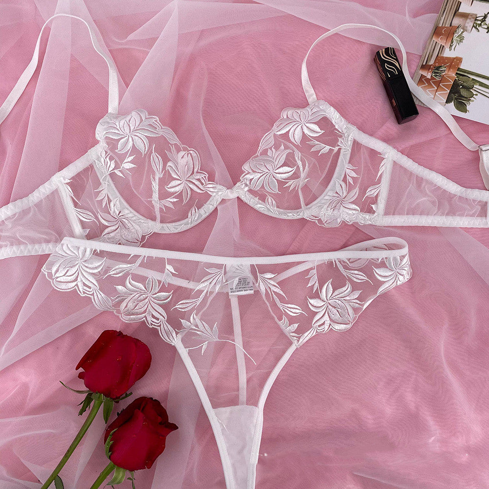 European And American Hot Style  Underwear Suit Women With Steel Ring