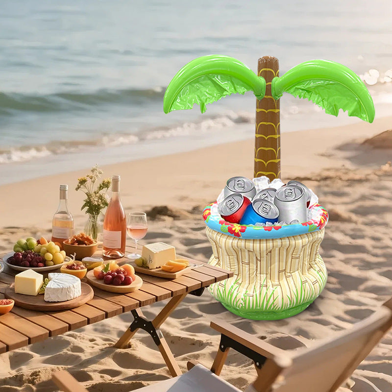Creative Thickened PVC Floating Ice Bucket Portable For Summer Swimming Pools