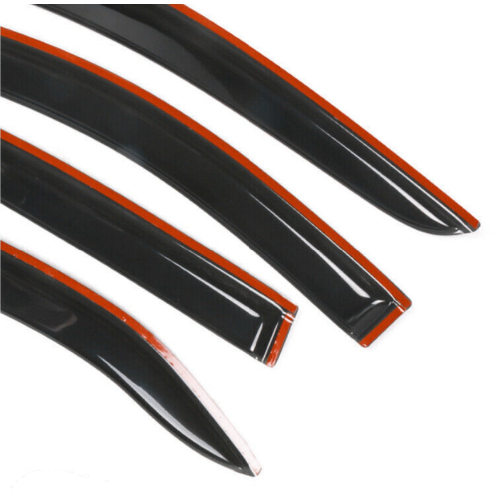 For T Oyota 07-11 Camry Sedan Window Visor Vent Rain Sun Deflector Guard 4Pc Set