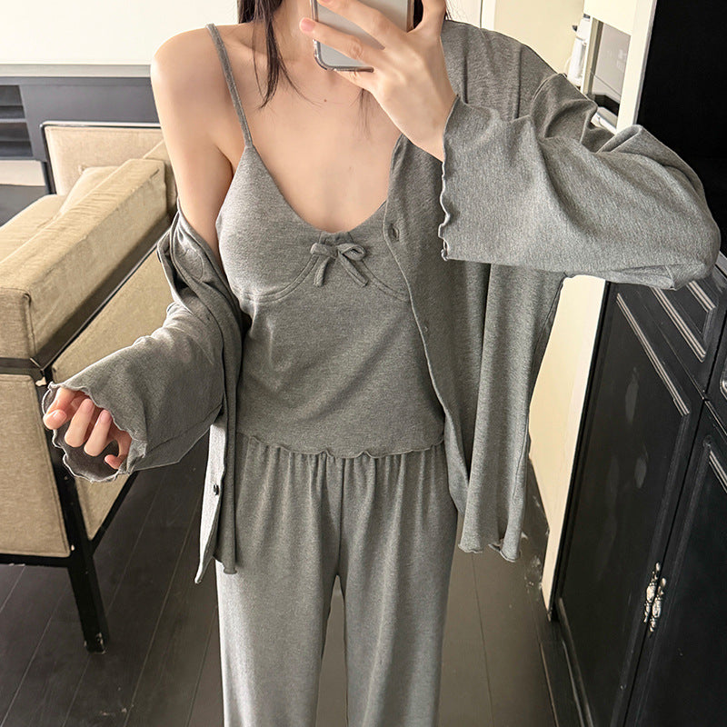 Autumn LongsleeveLong Pants Polkadot Loungewear Set