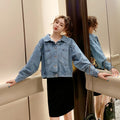 Sequin Denim Jacket Fashion Top