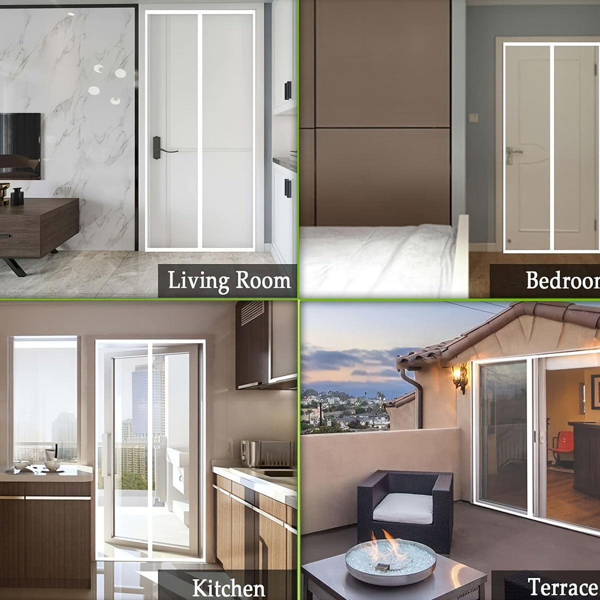 Magnetic Mosquito-proof Door Curtain, Summer Upgraded Screen Window, No Need To Drill, Mesh Curtain - Keeps Insects Out While Allowing Ventilation, Classic Style, Suitable For Bedrooms, Living Rooms,